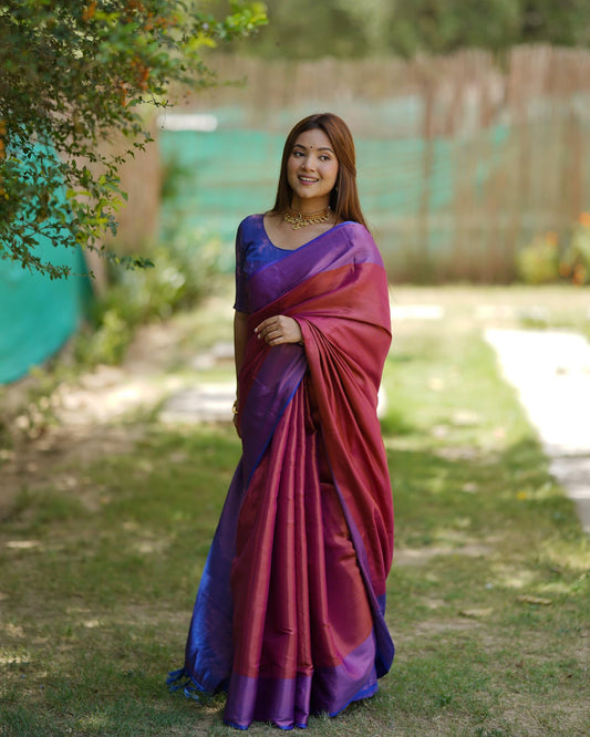 Pure Soft Kubera Pattu Silk Saree with Elegant Design