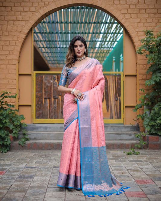 Rich Pallu Designer Soft Kubera Pattu Silk Saree