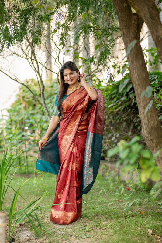 Soft Banarasi Katan Pattu Silk Saree