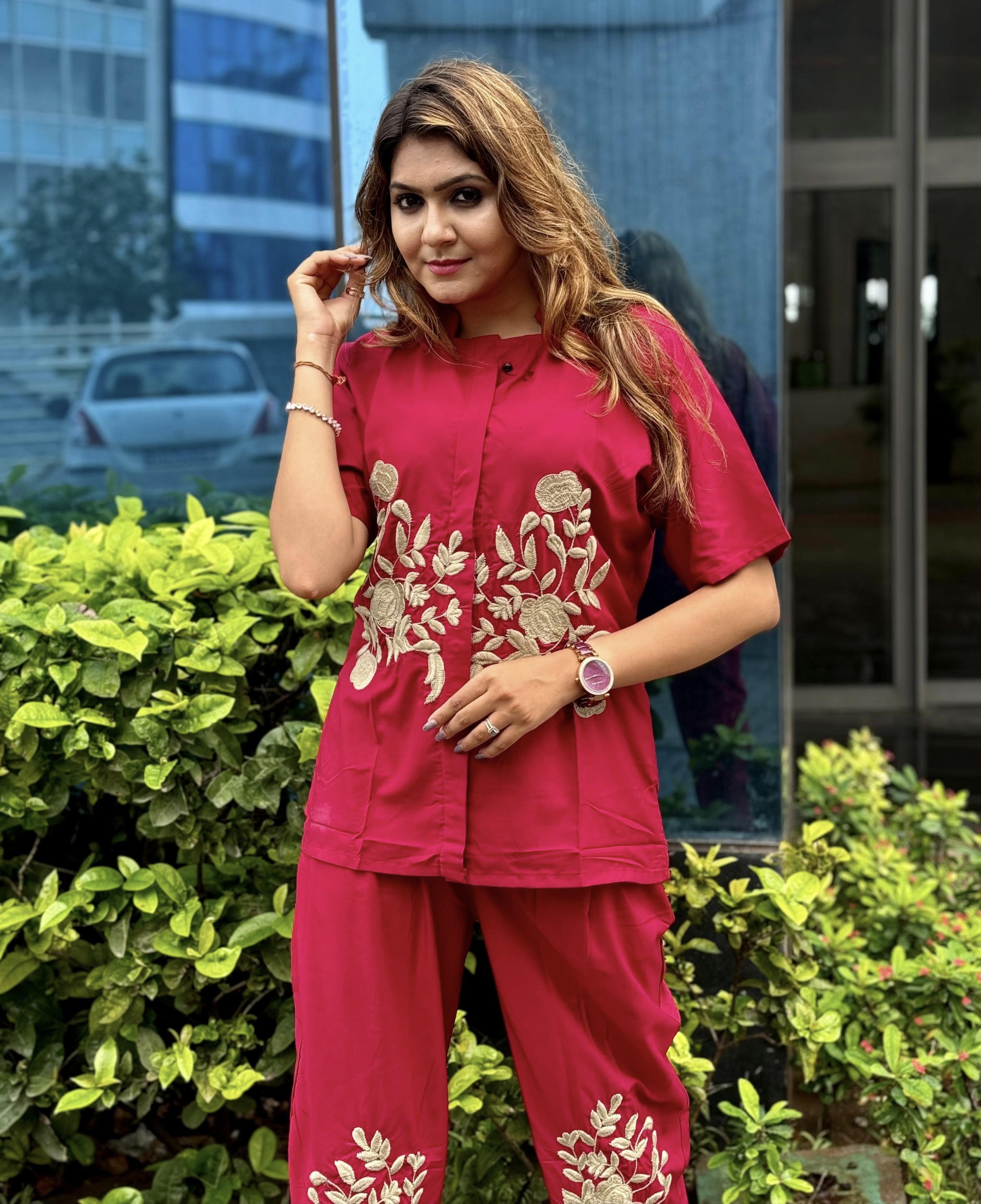 Heavy Designer Embroidery Co-ord Set