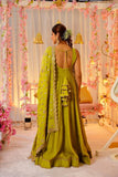 Designer Parrot Anarkali Suit for Wedding Wear