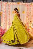 Designer Parrot Anarkali Suit for Wedding Wear