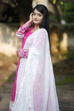 Luxury Pink Anarkali Suit with Heavy Embroidery Work