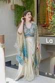 Designer Heavy Rama Three-Piece Western Outfit for Celebrity Look