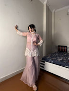 Designer light pink Indo Western dress set - perfect for wedding and festive occasions