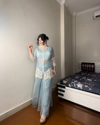 Firozi Indo Western outfit for women perfect for every special occasion